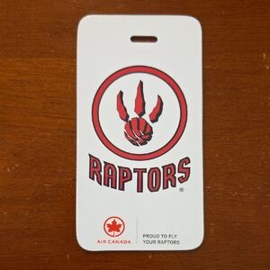 Retro 2000's Toronto Raptors Air Canada Luggage Tag
